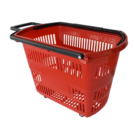 Kôš nákupný na štyroch kolieskach