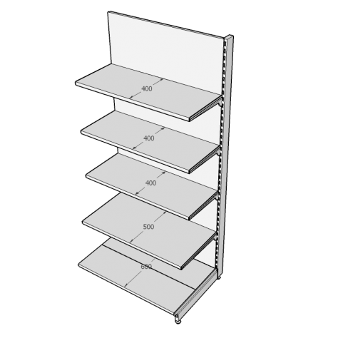 Regál SU210-65444 prípojný