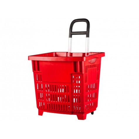Kôš nákupný na dvoch kolieskach
